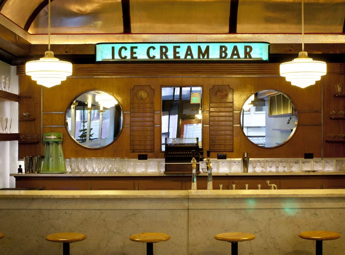 Interior shot of the Ice Cream Bar in Cole Valley.