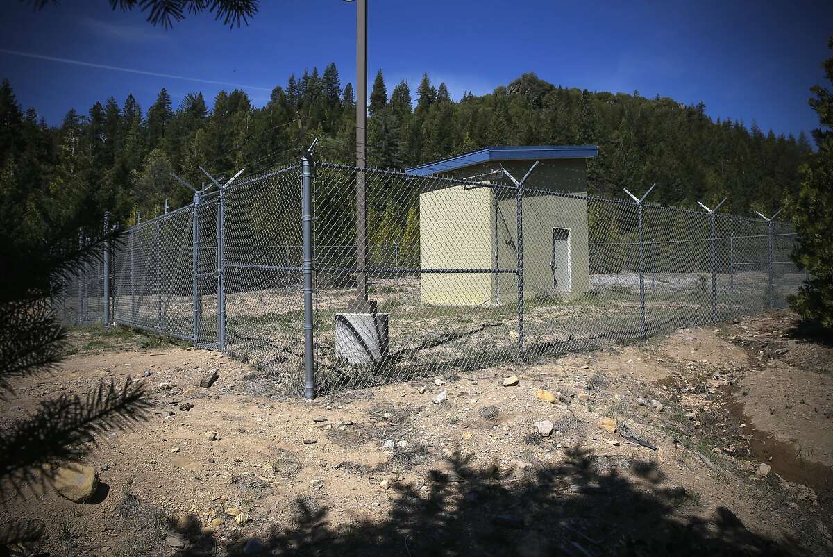 The DEX6 well owned by Crystal Geyer as seen below Spring Hill in Mount Shasta, Calif., on Tues. April 28, 2015, where Crystal Geyser will draw water from. They are opening a bottling plant nearby without any environmental review or limits at a time when everyone else in the state is being asked to drastically cut water use. California's non-existent laws on groundwater use allow this.