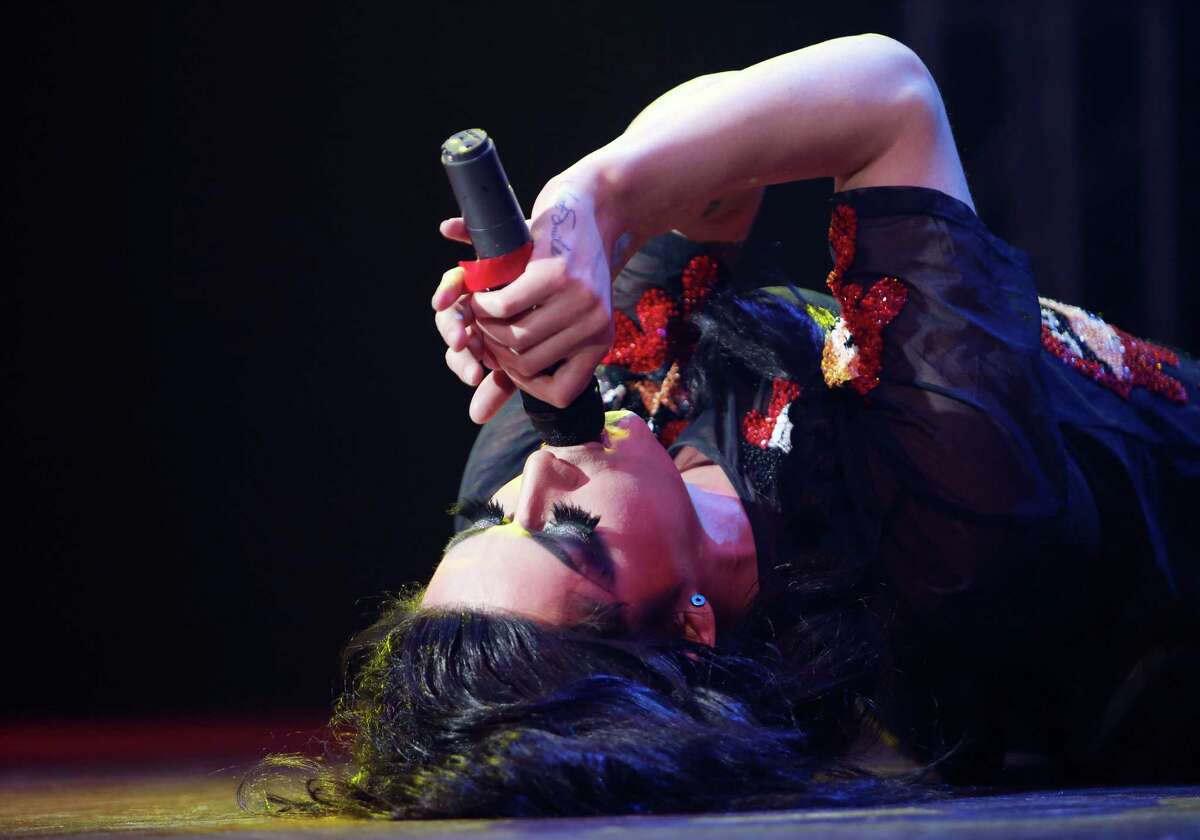Adore Delano performs at RuPaul's Drag Race Battle of the Seasons 2015 Congratulations Tour Friday, March 27, 2015, in Houston. ( Jon Shapley / Houston Chronicle )