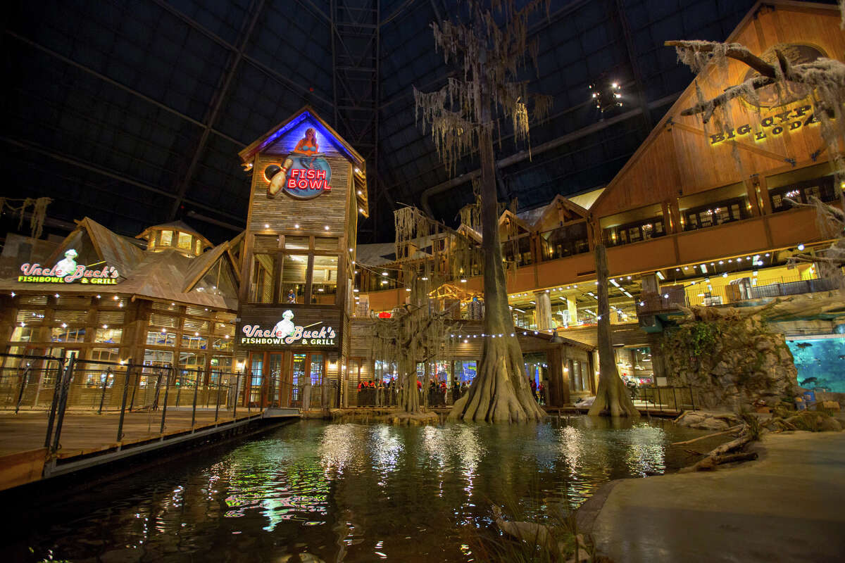 Inside the new Bass Pro Shops at the Pyramid in Memphis