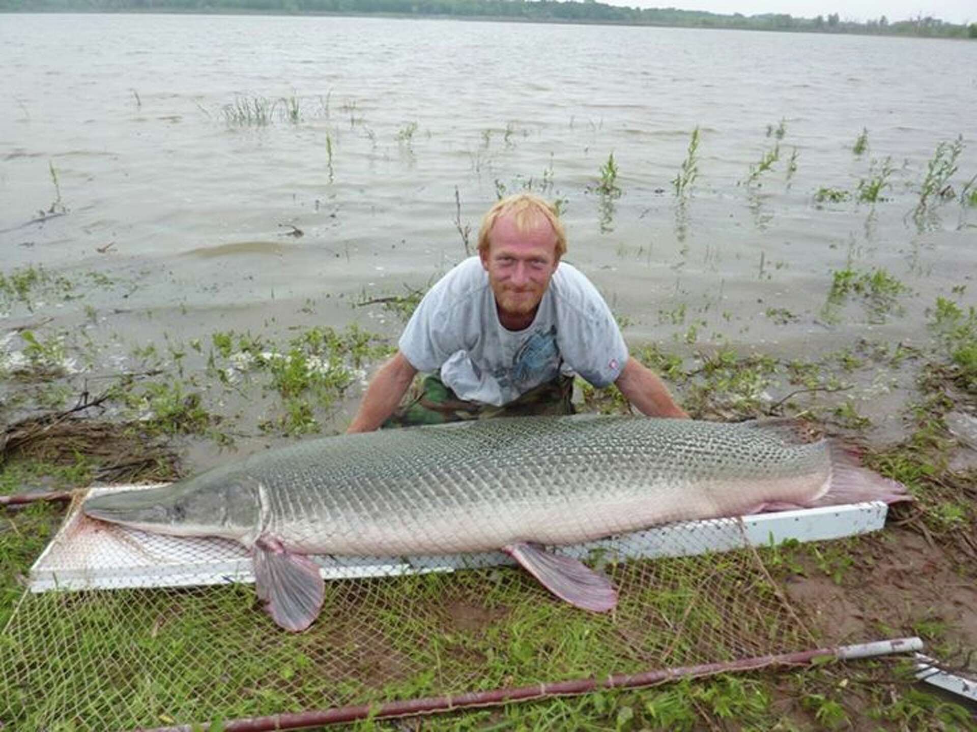 254-pound 'river monster' caught in waters dividing Texas and Oklahoma