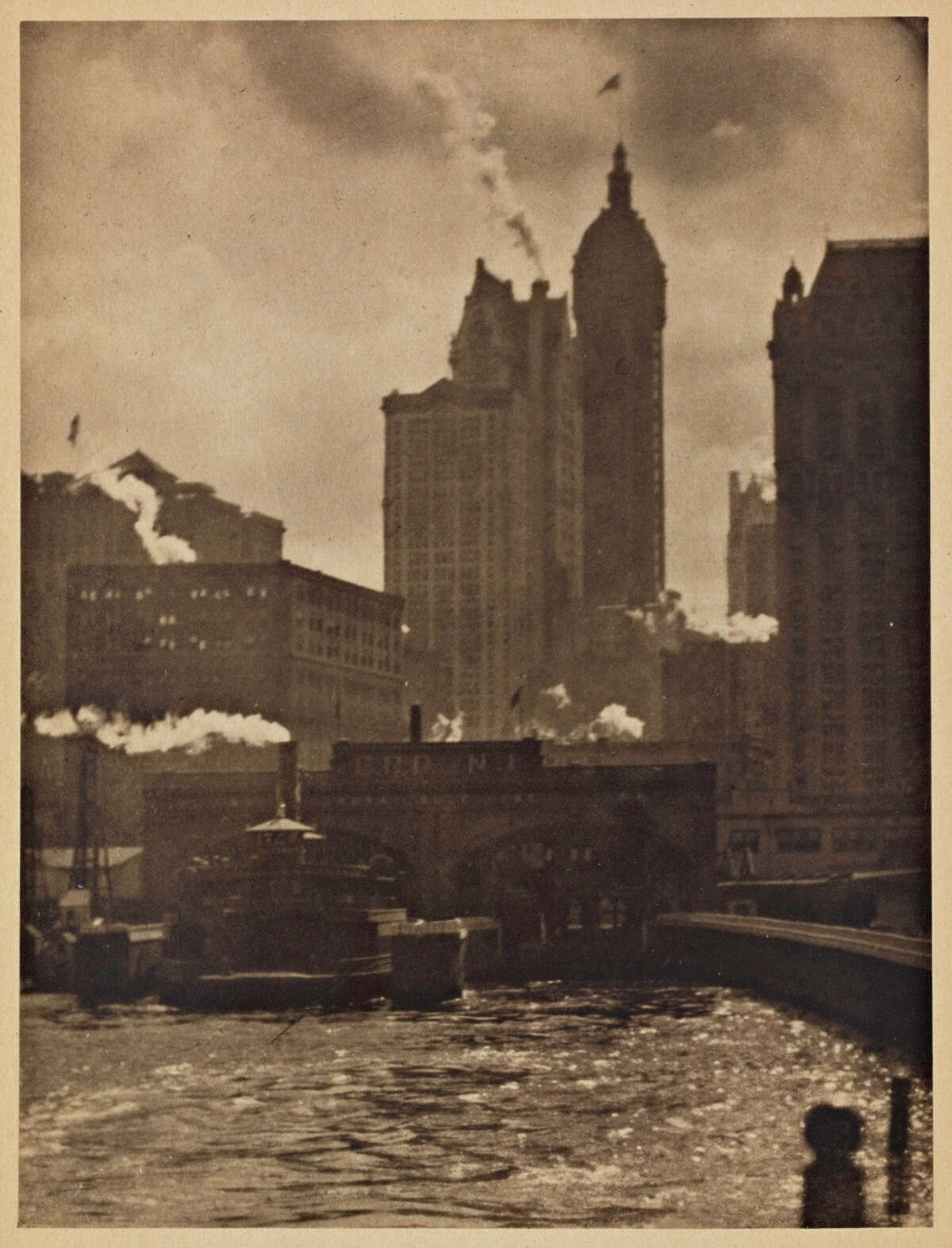 Alfred Stieglitz’s photograph “The City of Ambition” (1910) is part of “Modern Times,” a show exploring the relationship between Georgia O’Keeffe, her husband/mentor Stieglitz and their friend novelist Jean Toomer, at Cantor Arts Center.