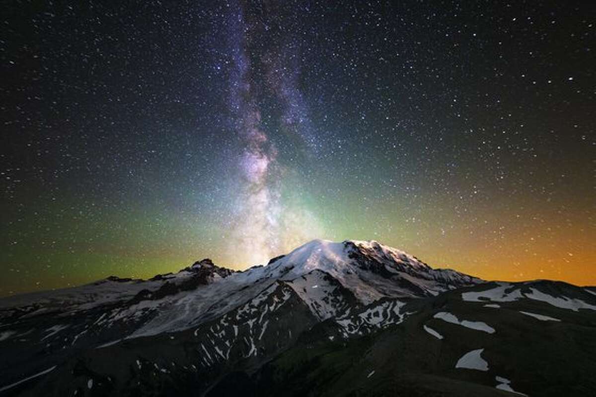 Stephen Byrne won an honorable mention for this photograph at Mount Rainier National Park in Washington.