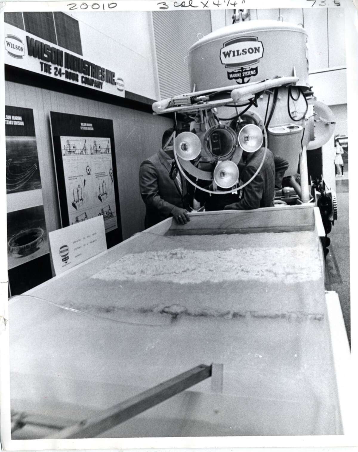 1970 - Wilson Marine Systems' Naucrates was on display at Offshore Technology Conference.