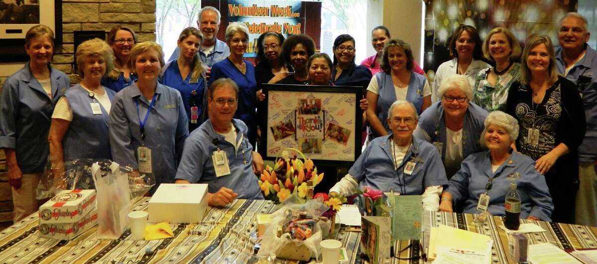 Volunteers at Memorial Hermann Katy Hospital are honored for their service to the hospital.﻿