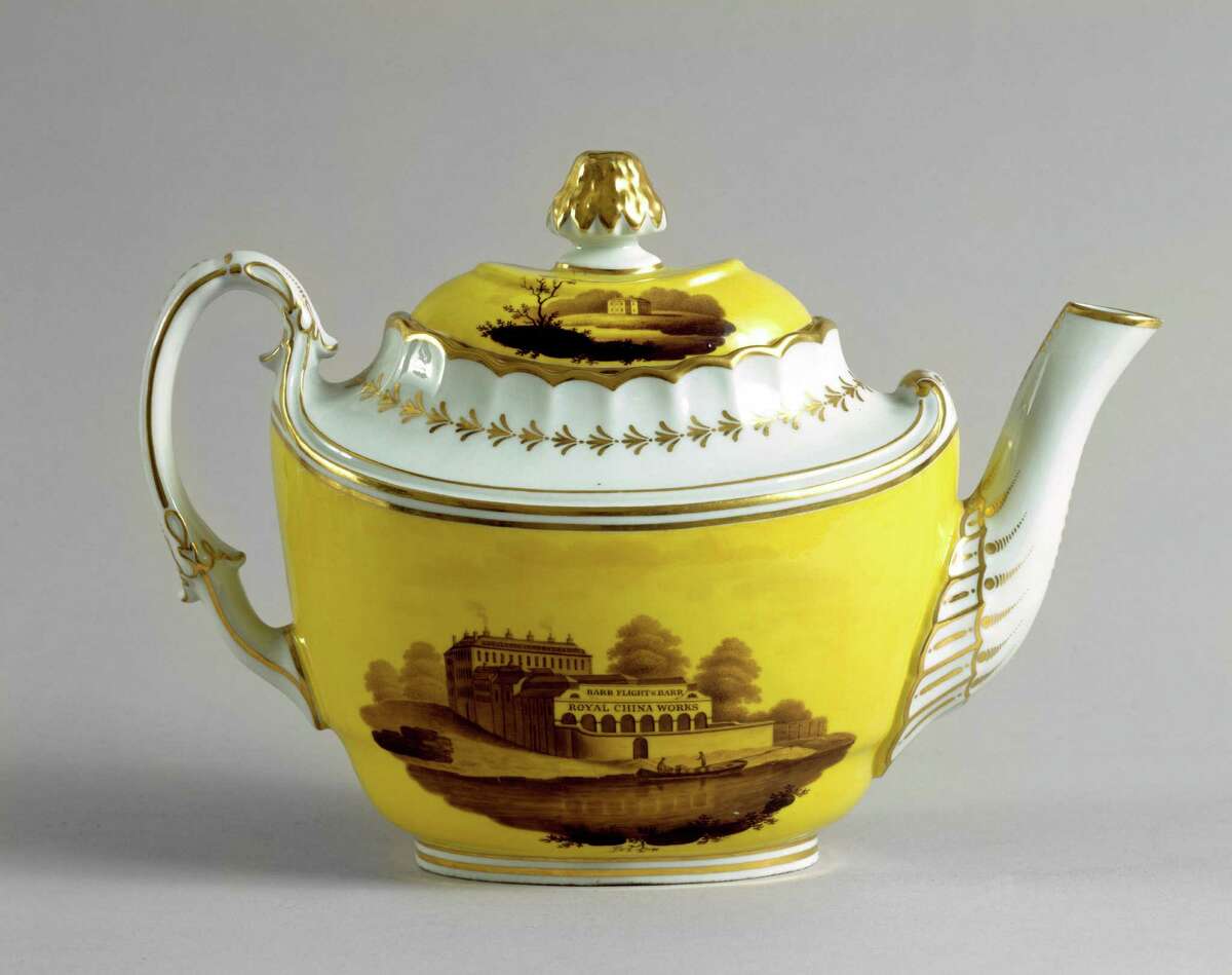 ﻿Teapots from the 18th and early 19th century ﻿are included in "Pablo Bronstein: We Live in Mannerist Times" at the Museum of Fine Arts, Houston.﻿