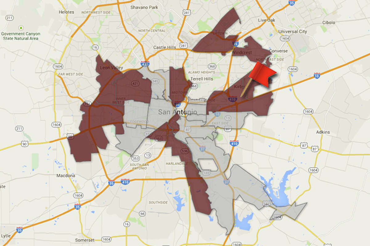 78219 Zip Code Map