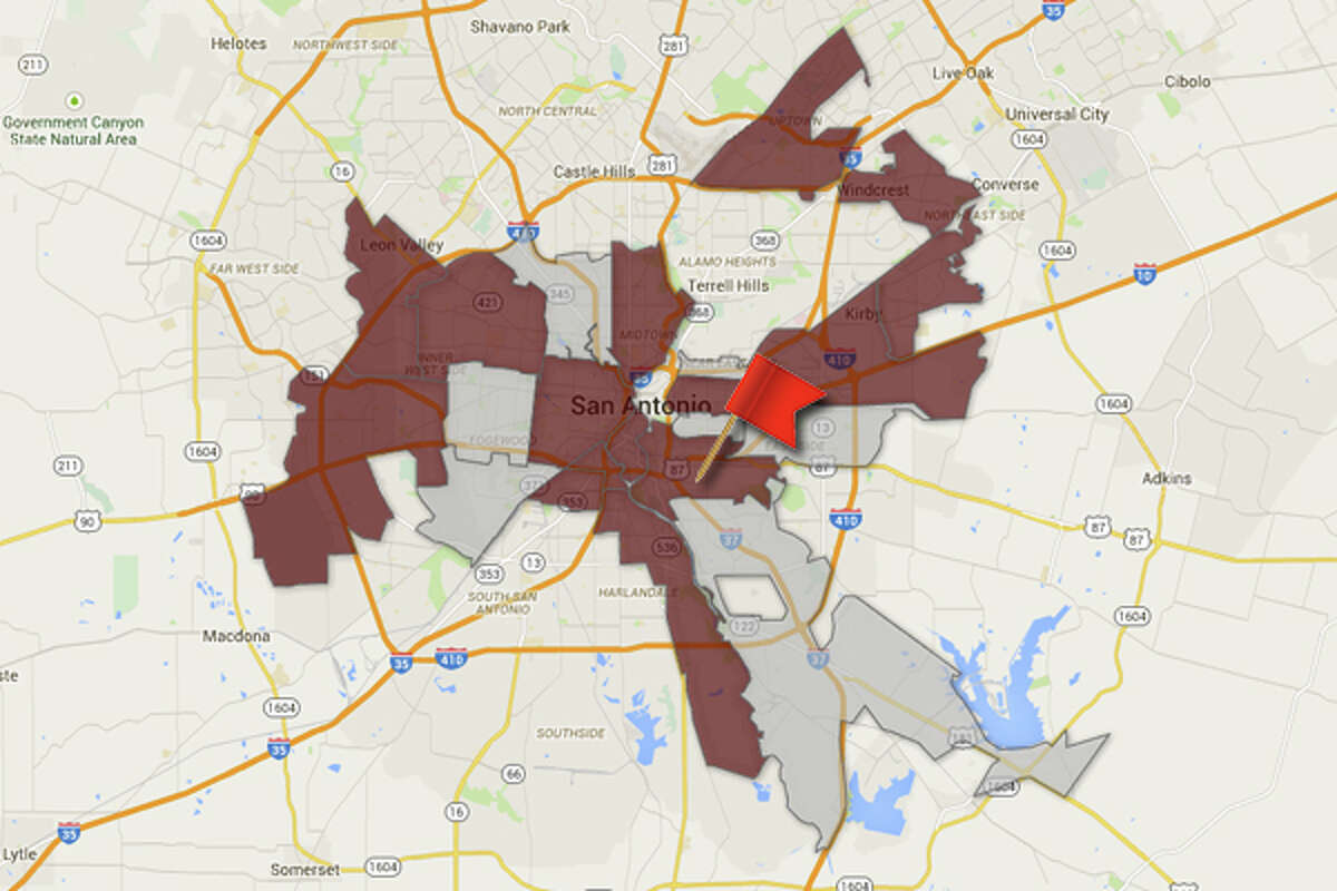 San Antonio ZIP codes with highest juvenile probation rates