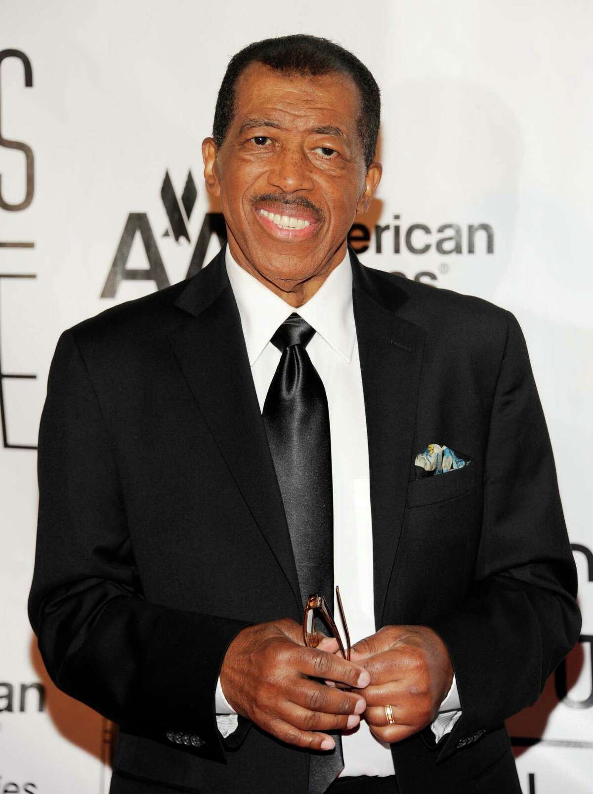 FILE - In this June 14, 2012, file photo, Towering Performance Award inductee Ben E. King arrives at the 2012 Songwriters Hall of Fame induction and awards gala in New York. King, singer of such classics as "Stand By Me," "There Goes My Baby" and "Spanish Harlem," died Thursday, April 30, 2015, publicist Phil Brown told The Associated Press. He was 76. (Photo by Evan Agostini/Invision, File)