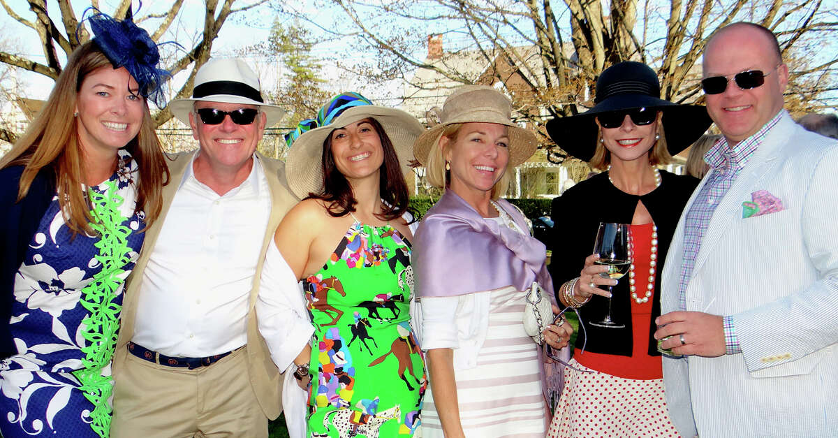 Stylish crowd gathers for Derby Day fete at the Pequot