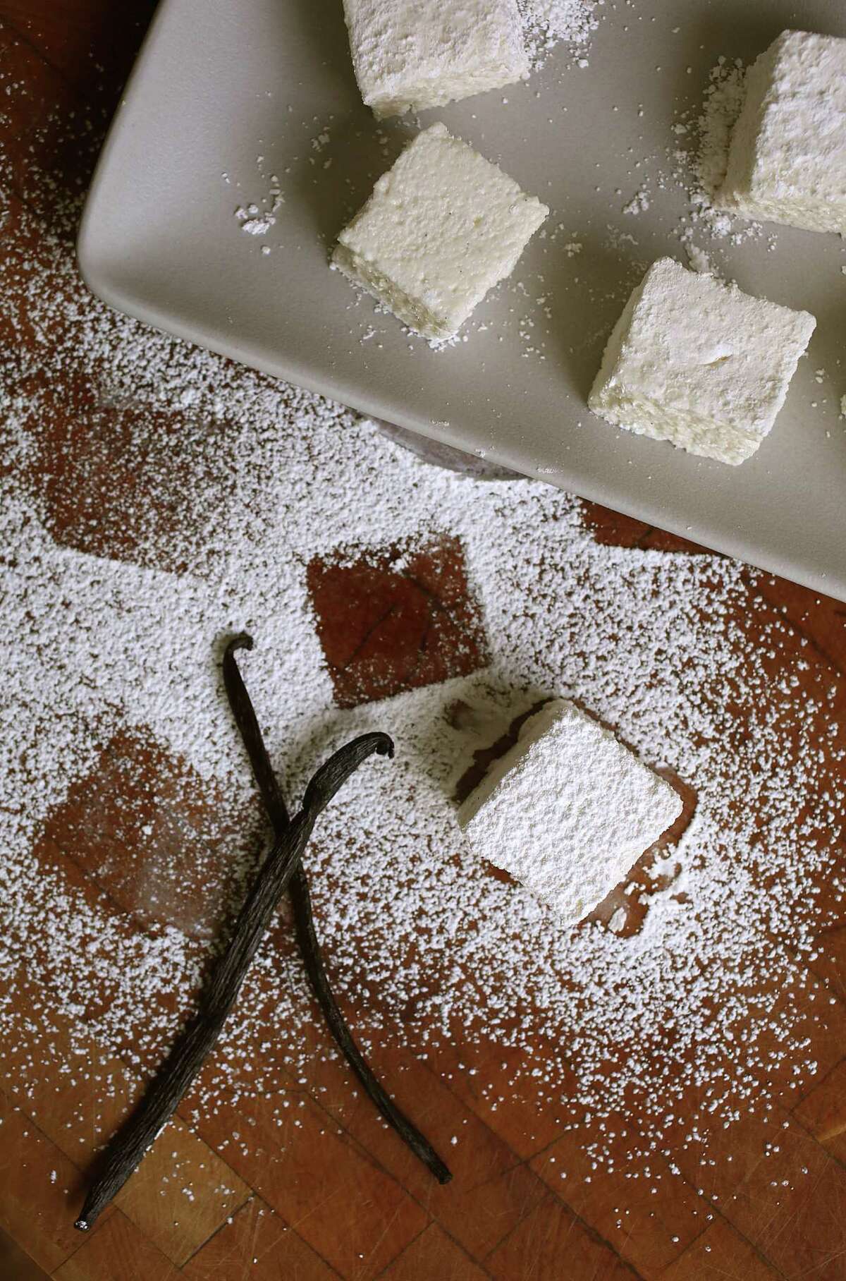Amy Machnak tweaks a recipe from Tout Sweet’s Yigit Pura for do-it-yourself marshmallows.