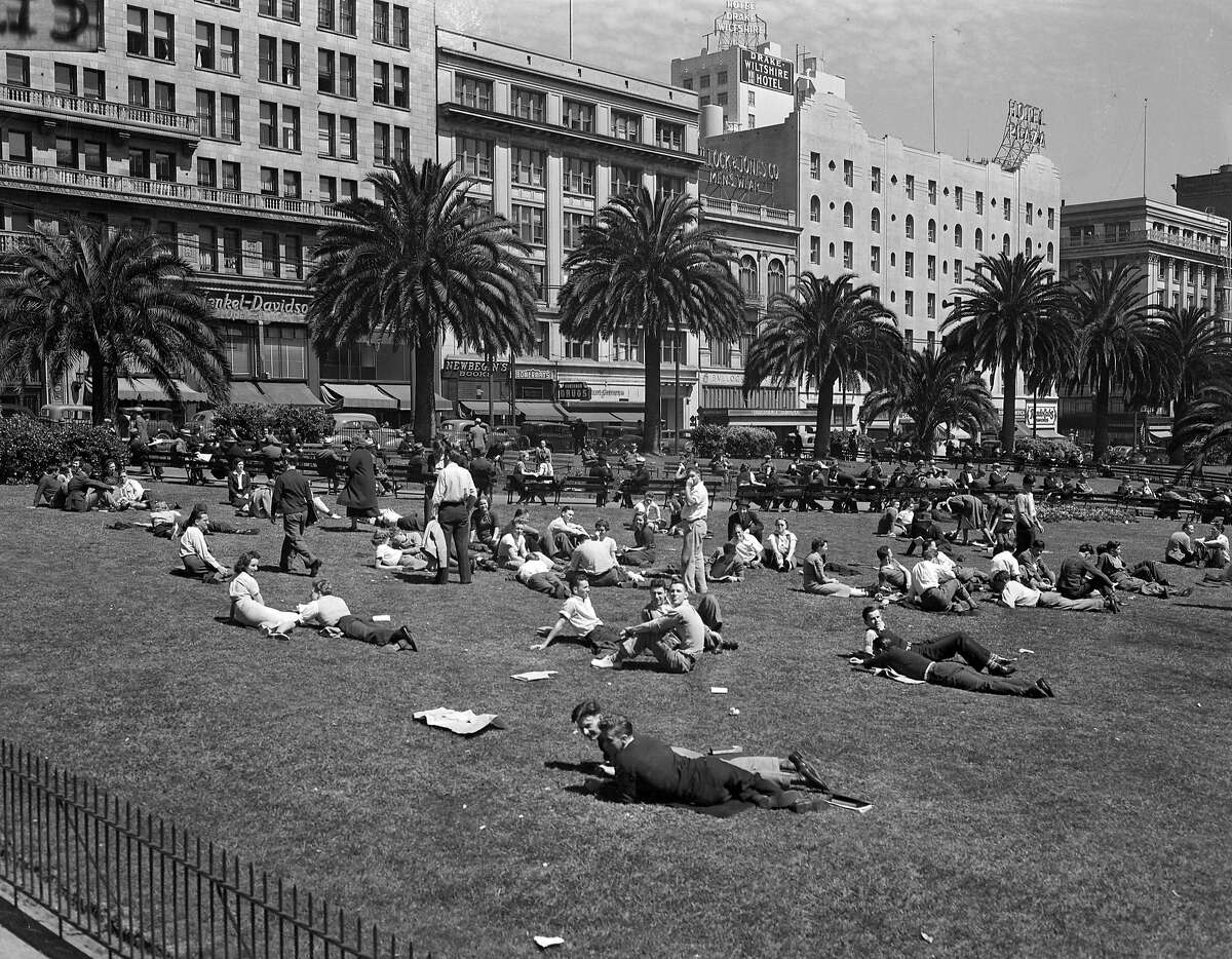联合广场，旧金山纪事报照片，但不知名的摄影师