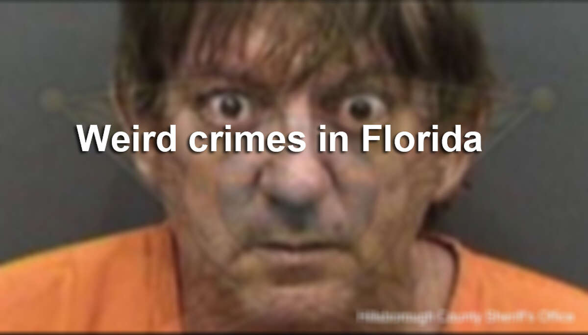 Click through the gallery to see photos from the craziest crimes that have happened in Florida.