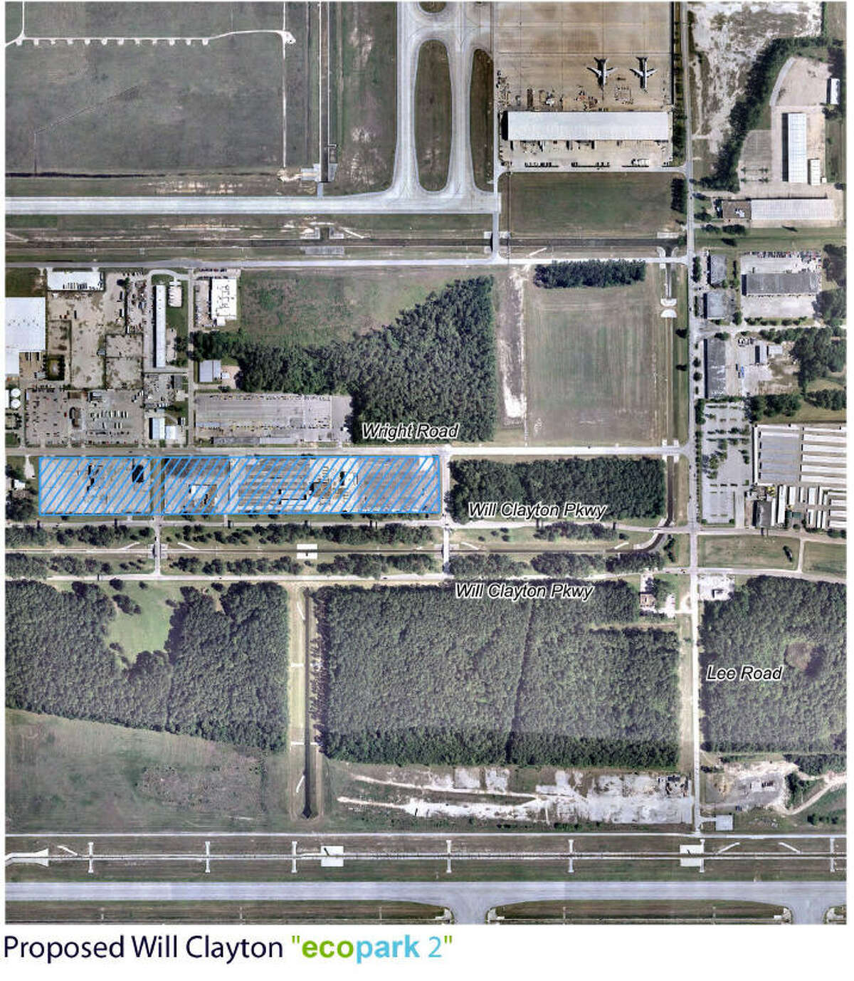 The Houston Airport System plans a 2,200-space parking lot at Bush Intercontinental Airport.