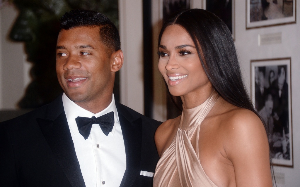 Liverpool gifts Russell Wilson and wife Ciara their own soccer