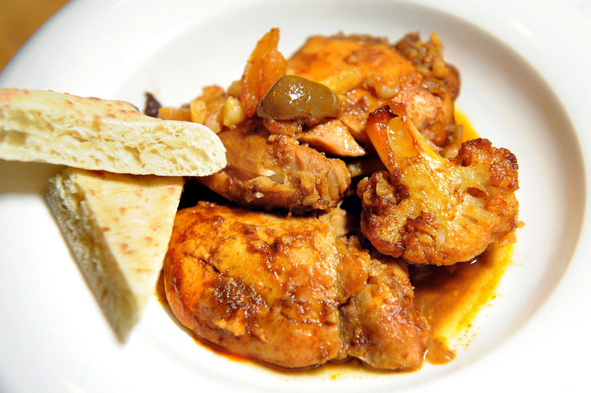 Ethnic 101 roundup Chicken Tagine with Apricots and Olives