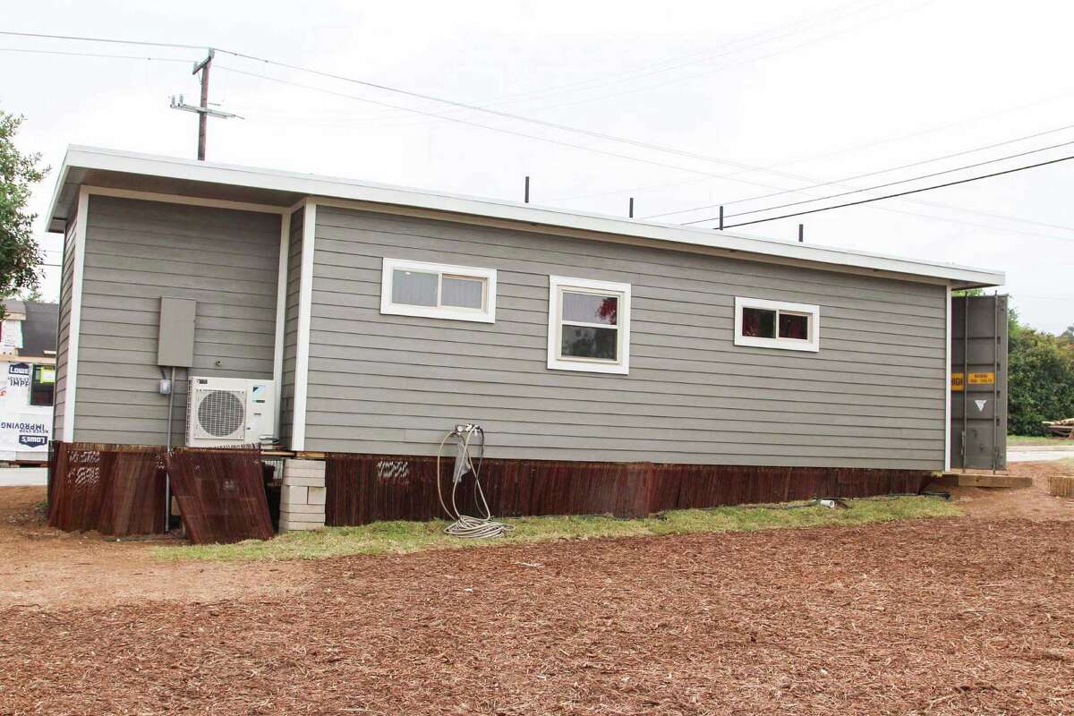 Northside ISD students built these awesome tiny homes from shipping containers