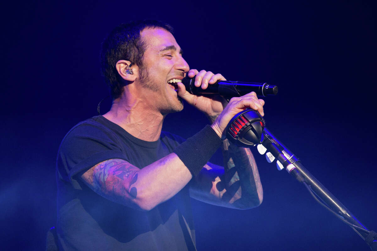 Sully Erna of Godsmack performs at Glens Falls Civic Center on Wednesday, May 6, 2015, in Glens Falls, N.Y.