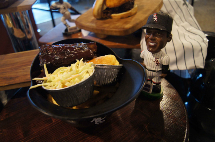 The Texas Rangers show off this year's ballpark food oddities