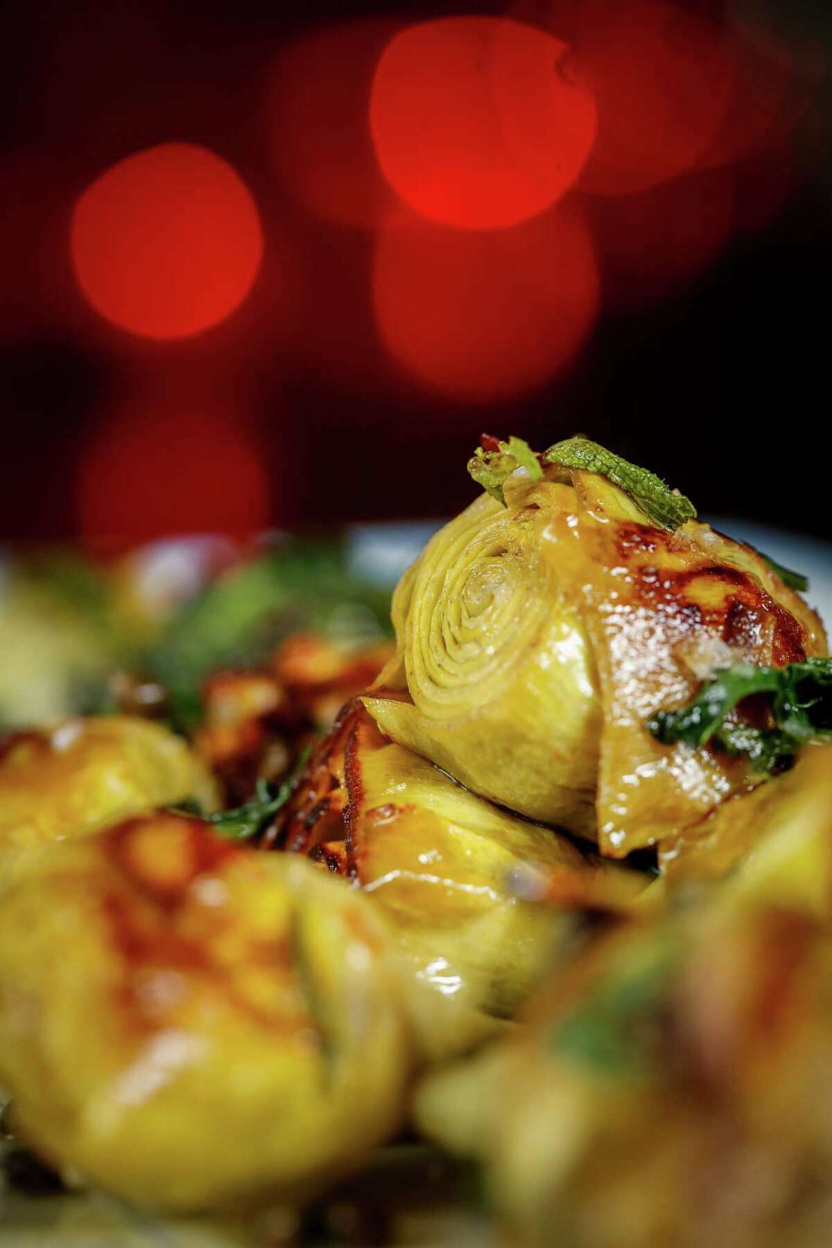 Recipe April Bloomfield’s PotRoasted Artichokes With White Wine & Capers