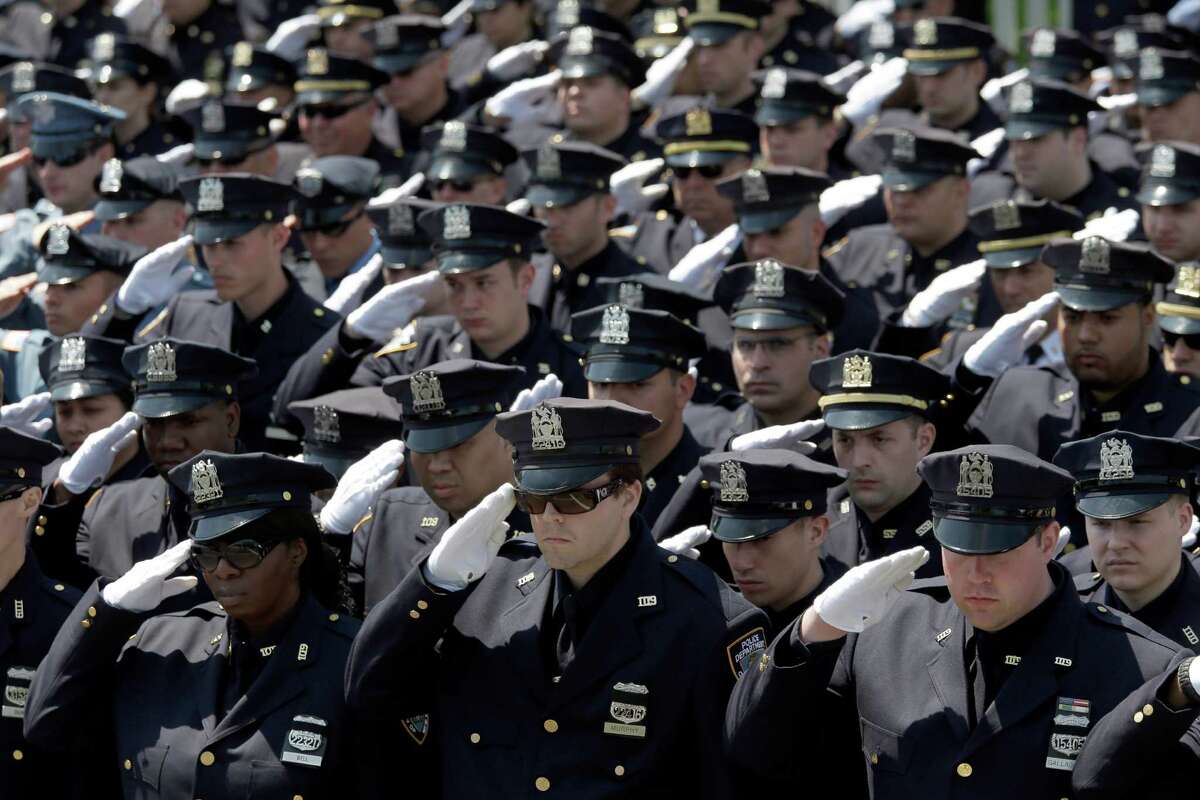 funeral of police officer in new york