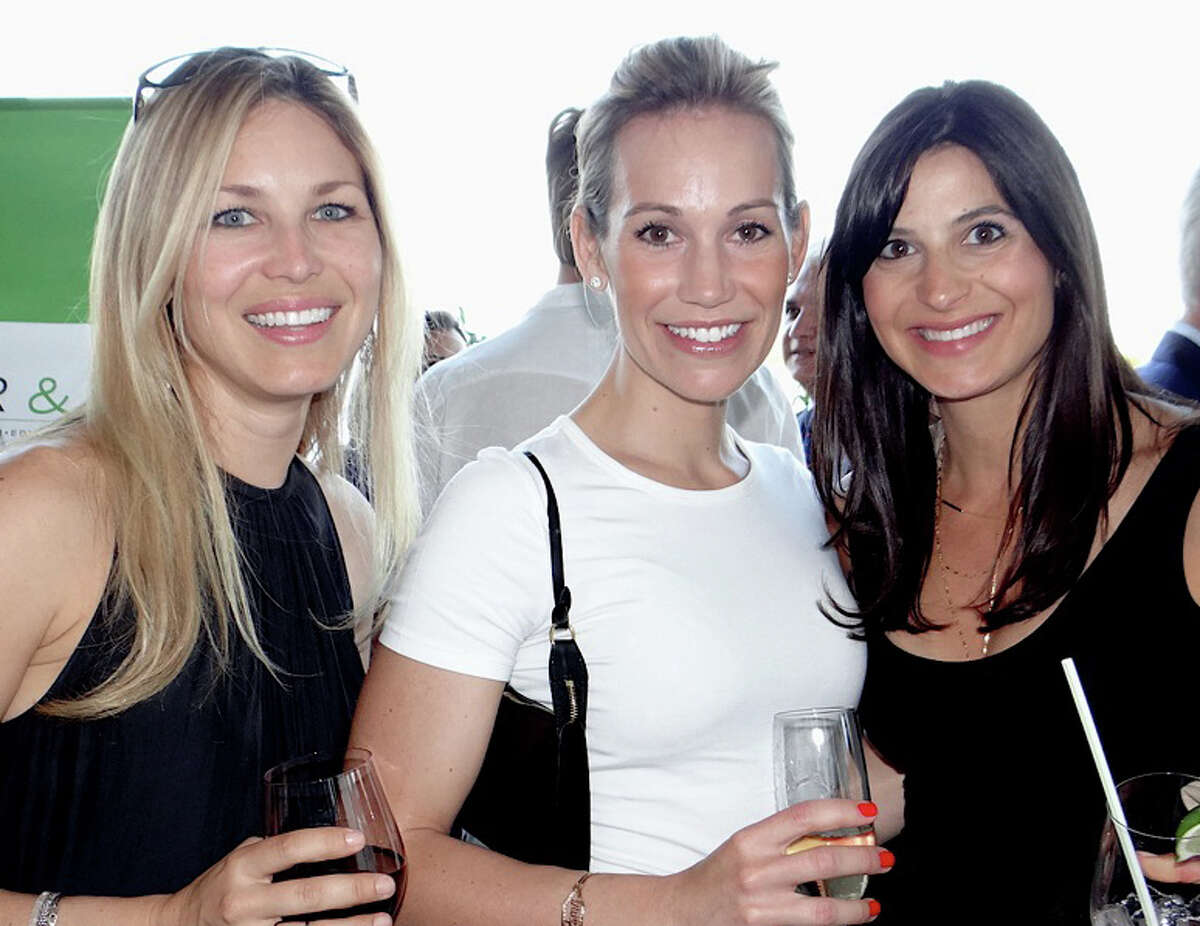 Kim Farnen, Christina Como and Vanessa Dembowski at Near & Far Aid's Toast the Tour gathering on Friday evening at the Fairfield County Hunt Club in Westport.