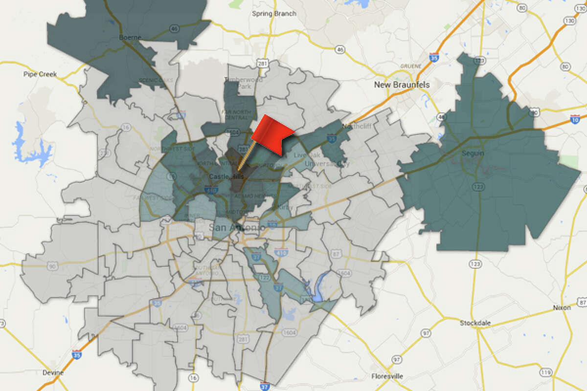 New Census data show San Antonio's true economic center