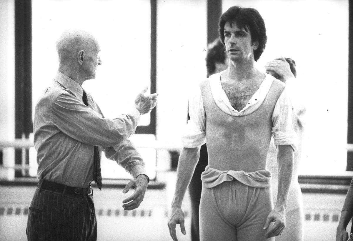Choreographer Antony Tudor coaches American Ballet Theatre dancer Kevin McKenzie in the choreographer’s “Jardin Aux Lilas” in 1986 as part of the “American Masters” documentary.