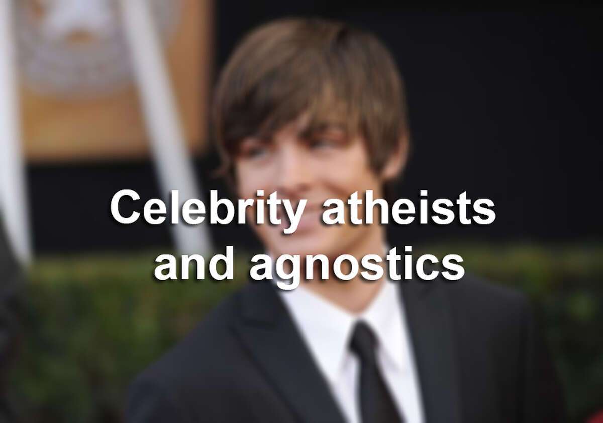 These celebrities identify as irreligious.