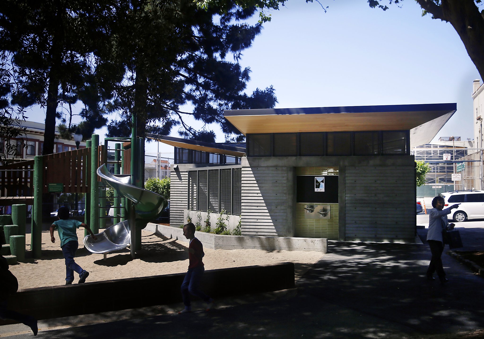 In Washington Square, no ordinary restroom