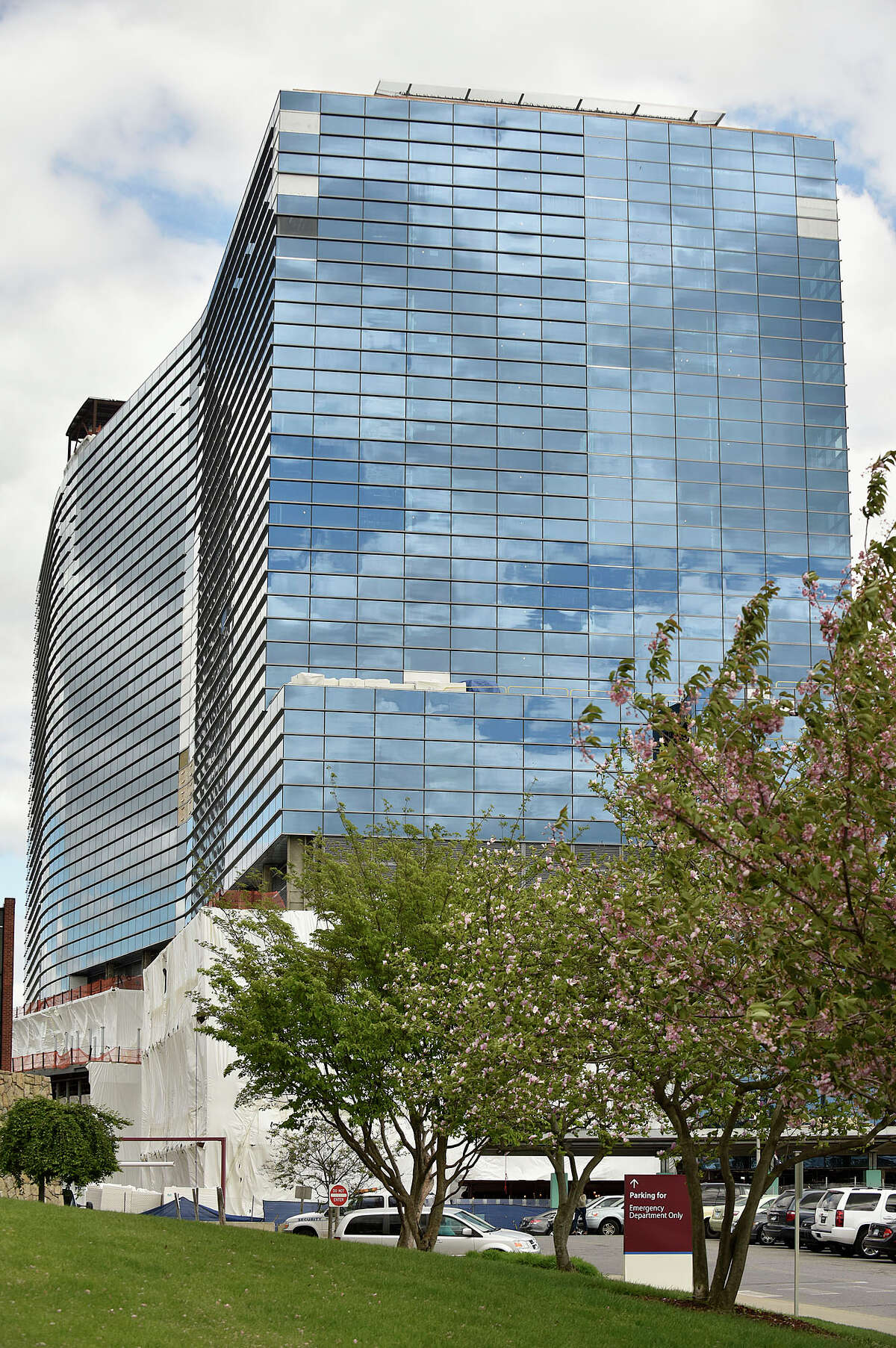 Stamford Hospital's new building nears completion