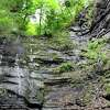 The waterfalls bowl on Wednesday, May 13, 2015, at Plotter Kill Nature Preserve in Rotterdam, N.Y. Carly Sinnott, 17, died after she fell while hiking with friends on Tuesday. 