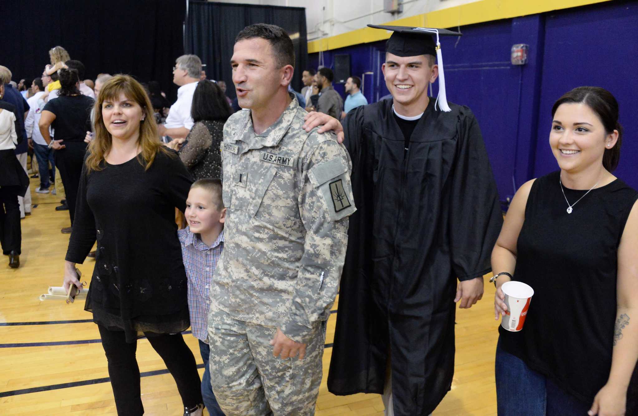 UAlbany graduate gets a surprise visitor