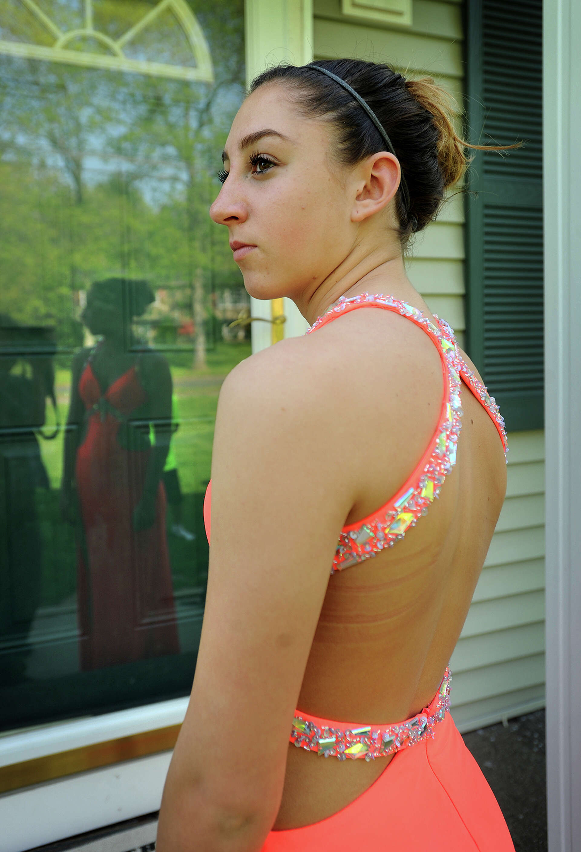 why are homecoming dresses so skimpy Hot Pink Sequins Scoop Homecoming Dresses, MH656 main image 0