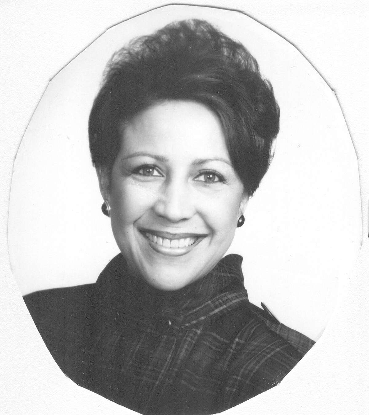 Aaronetta Pierce as she appeared in the early 1980s. In 1985, she became the first African American woman to serve on the Texas Commission on the Arts.