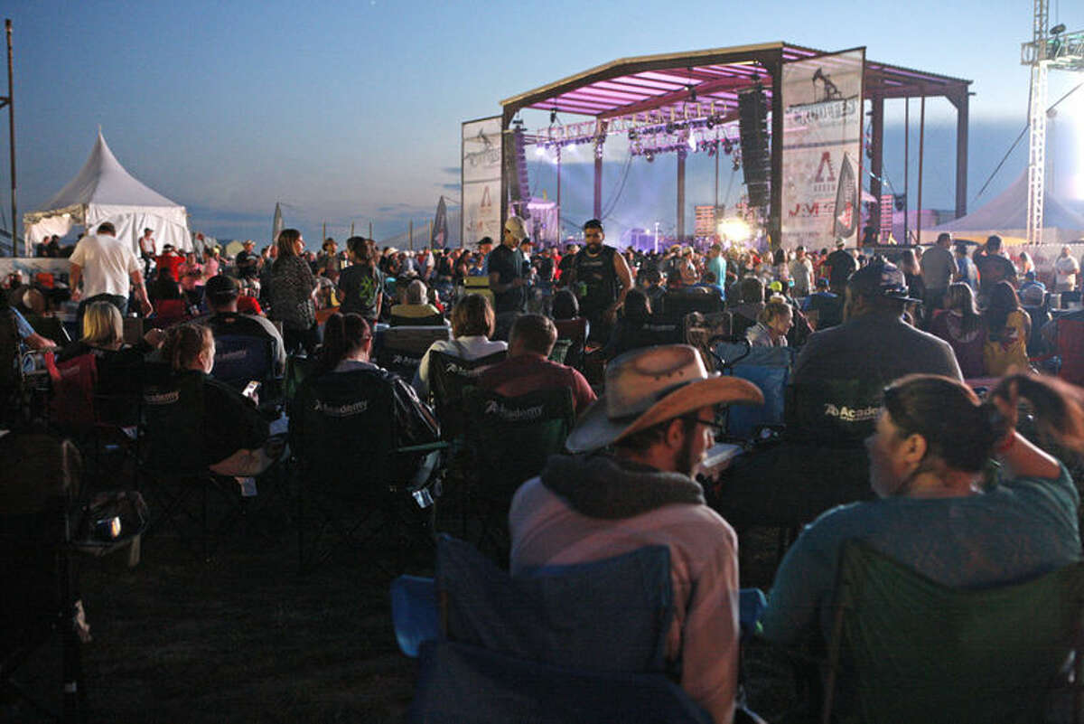 Hundreds of country music fans came to the 2015 Crude Fest in Midland, where headliners such as Josh Abbott Band filled the stage and nearby air with a country drawl of sound.