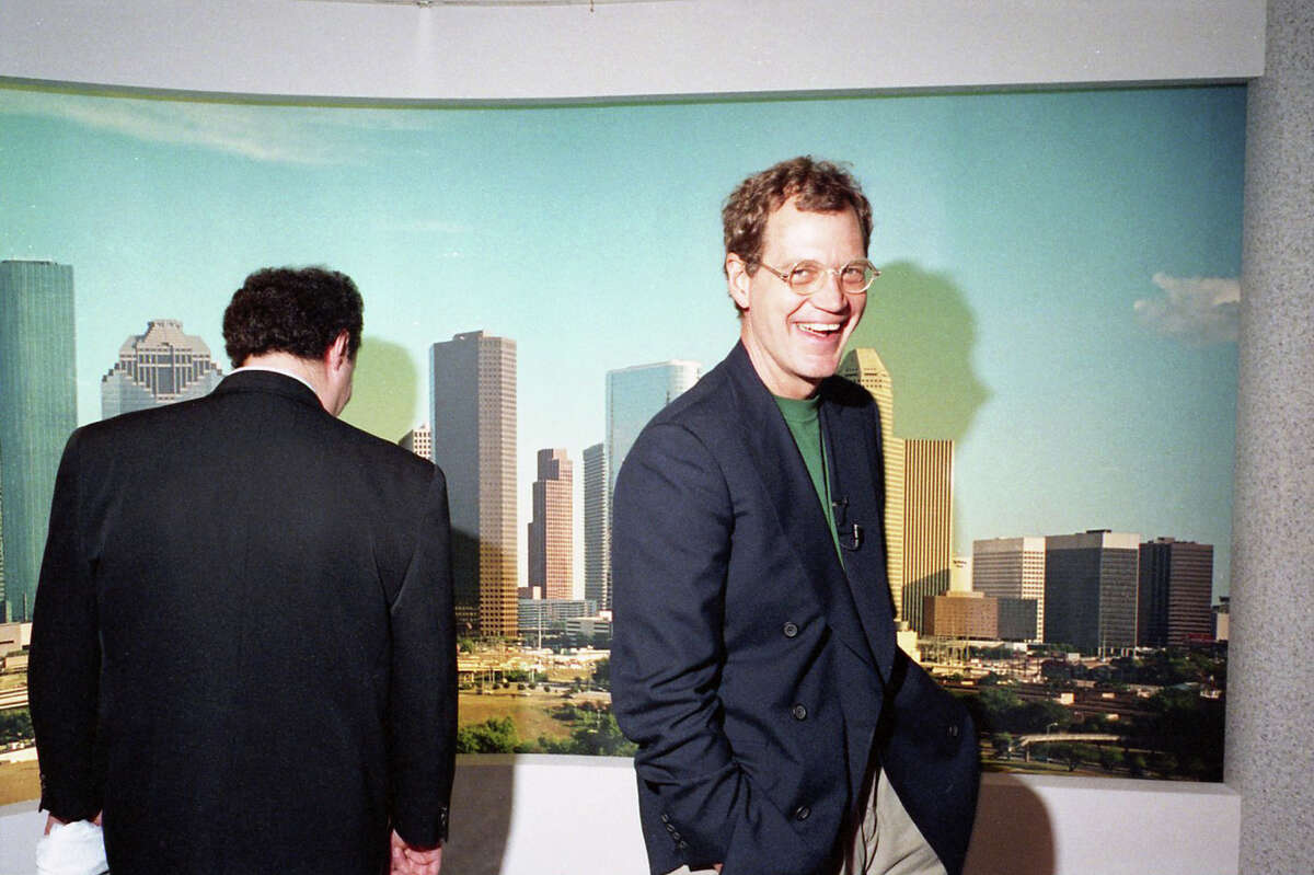 David Letterman at KHOU studios, March 9, 1993.