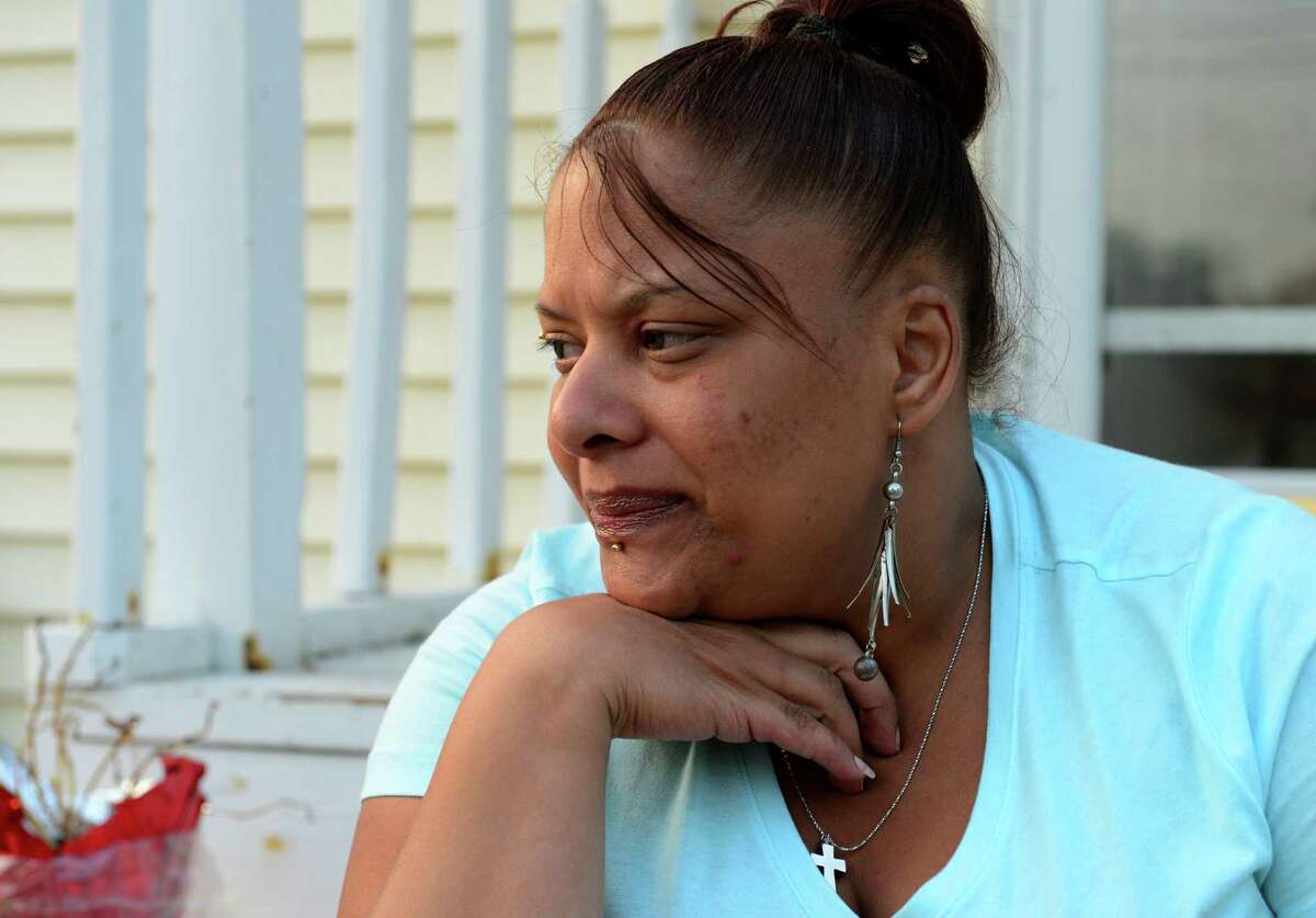 Marangeli Rivera talks about the death of her five month old grandson Jacob Isaiah Chiclana at her home on City View Avenue in Bridgeport, Conn. on Tuesday May 19, 2015. On Monday May 18, 2015, Jorge E. Chiclana of Bridgeport, Conn. was arrested by Norwalk police in connection with the death investigation of his infant son on May 16, 2014. An autopsy revealed the infant had "elevated alcohol content in his system," according to Norwalk police.