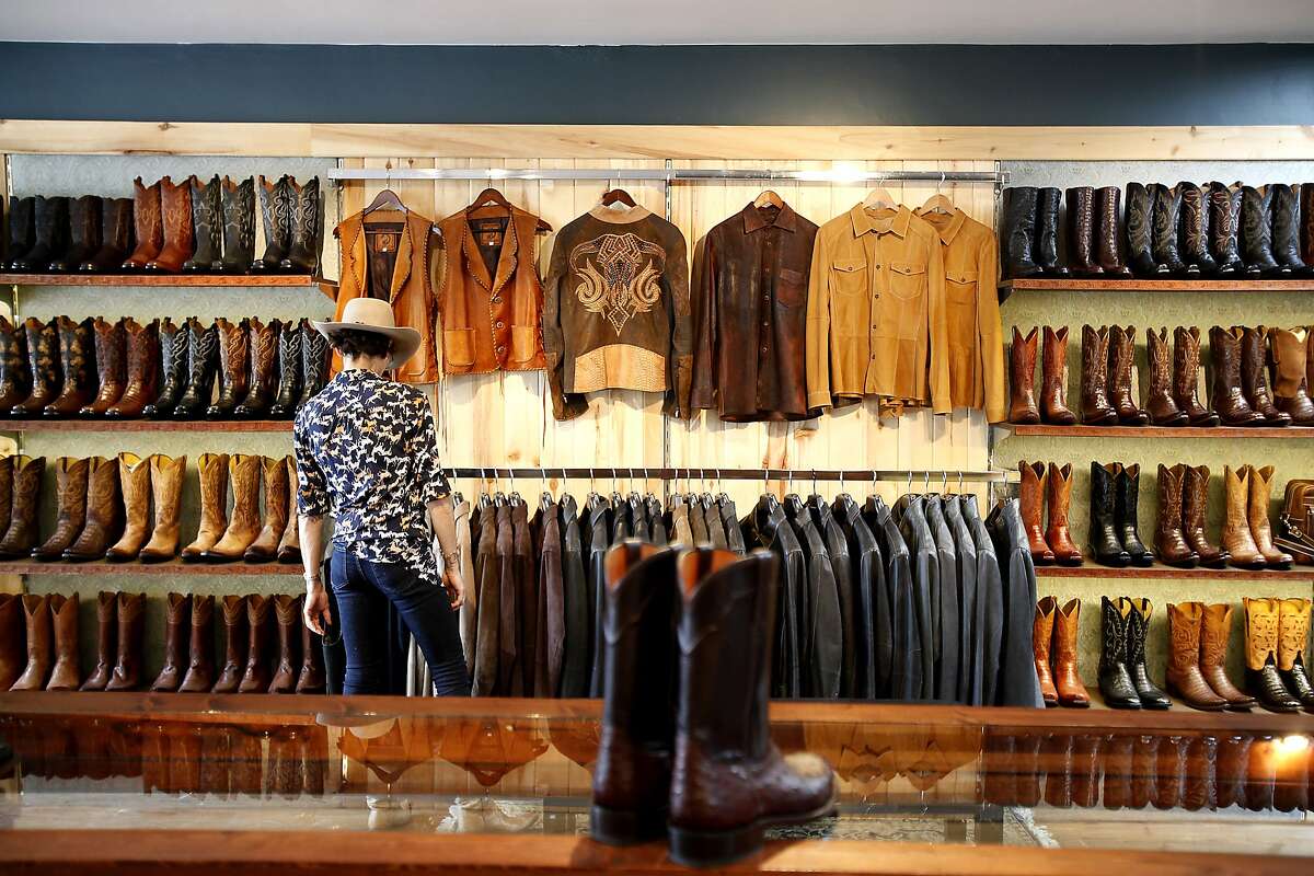 The men's side of the store at Burns Cowboy Shop in Carmel-by-the-Sea, Calif., on Thursday, May 14, 2015.