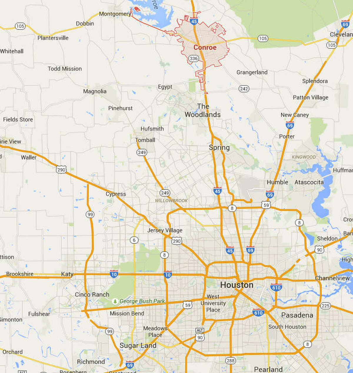 The fastest-growing cities around Houston