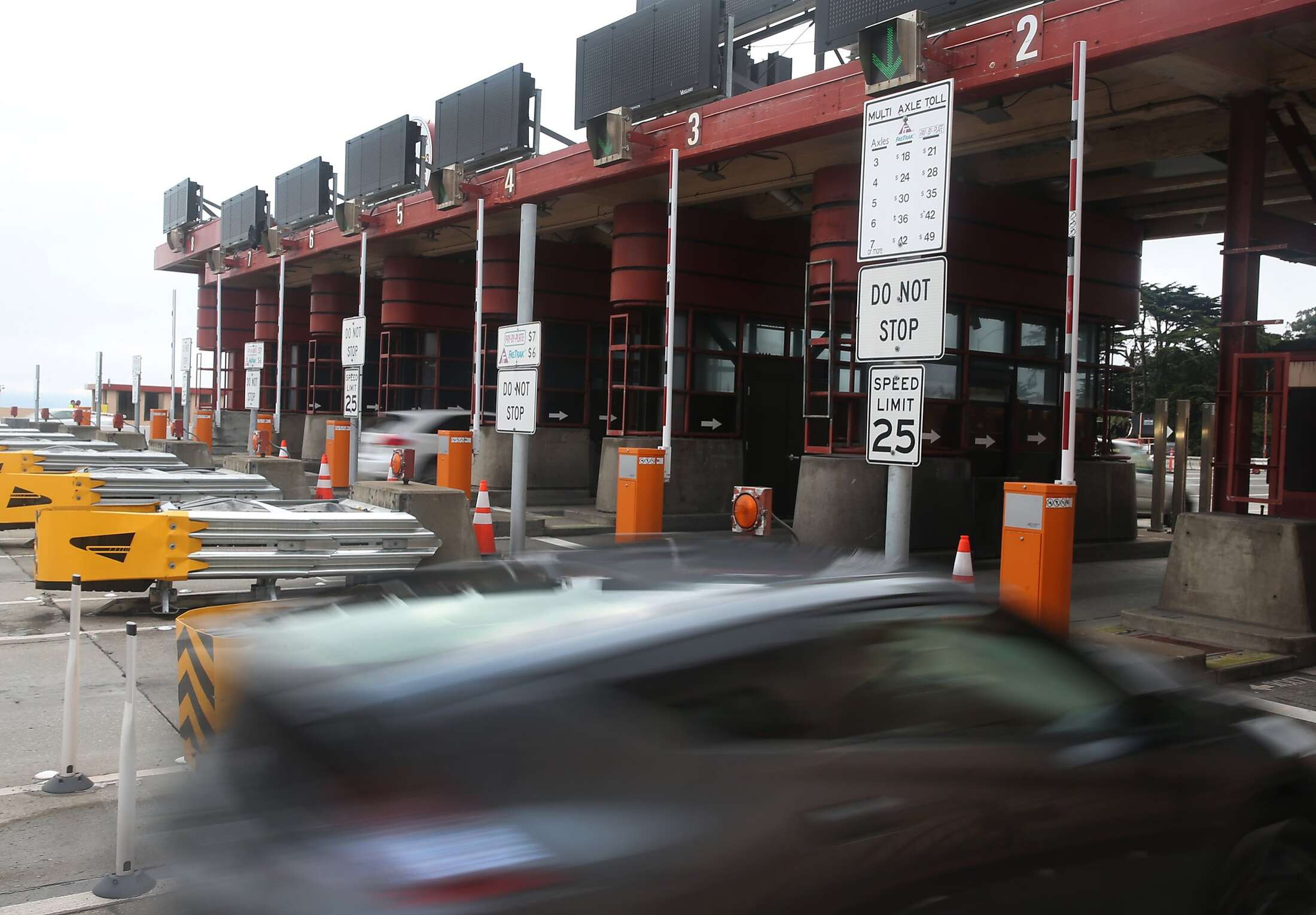 Golden Gate Bridge tolls broadside tourists who rent cars