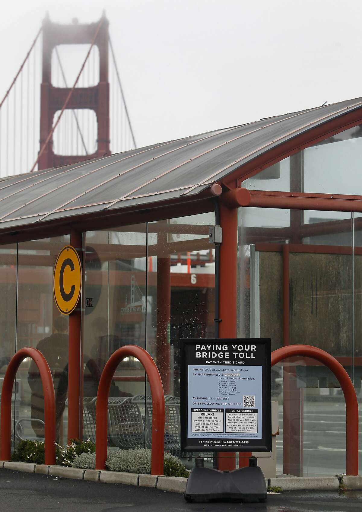 Golden Gate Bridge tolls broadside tourists