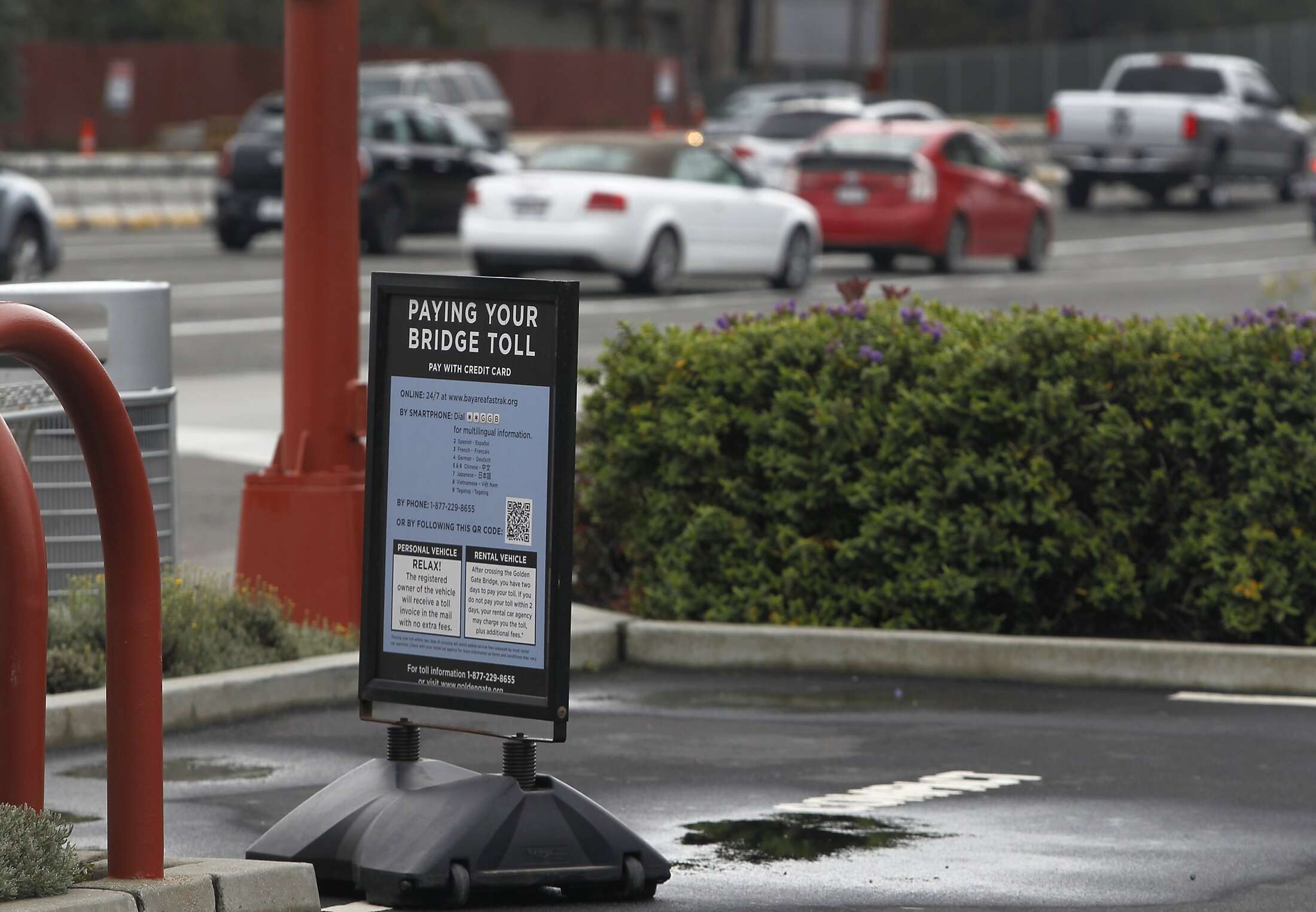 Golden Gate Bridge tolls broadside tourists who rent cars