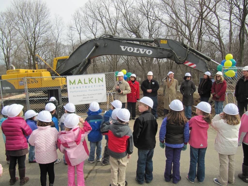 Smiles abound at Stratfield School groundbreaking ceremony