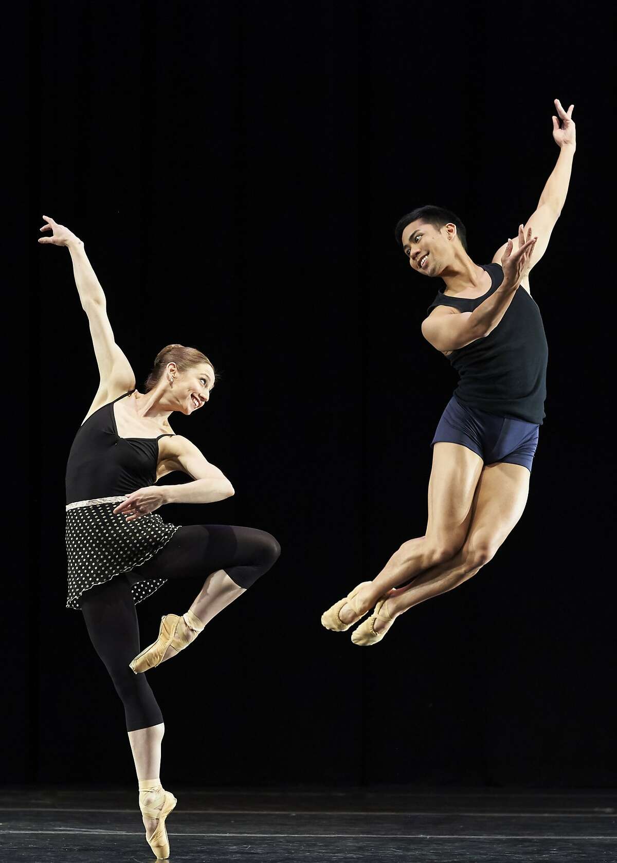 caption The Oakland Ballet's Sharon Wehner and Sean Omandum in the premiere of Val Caniparoli's "Das Ballett," part of the Oakland Ballet's 50th anniversary program at the Paramount Theater Saturday, May 23. Photo by David deSilva