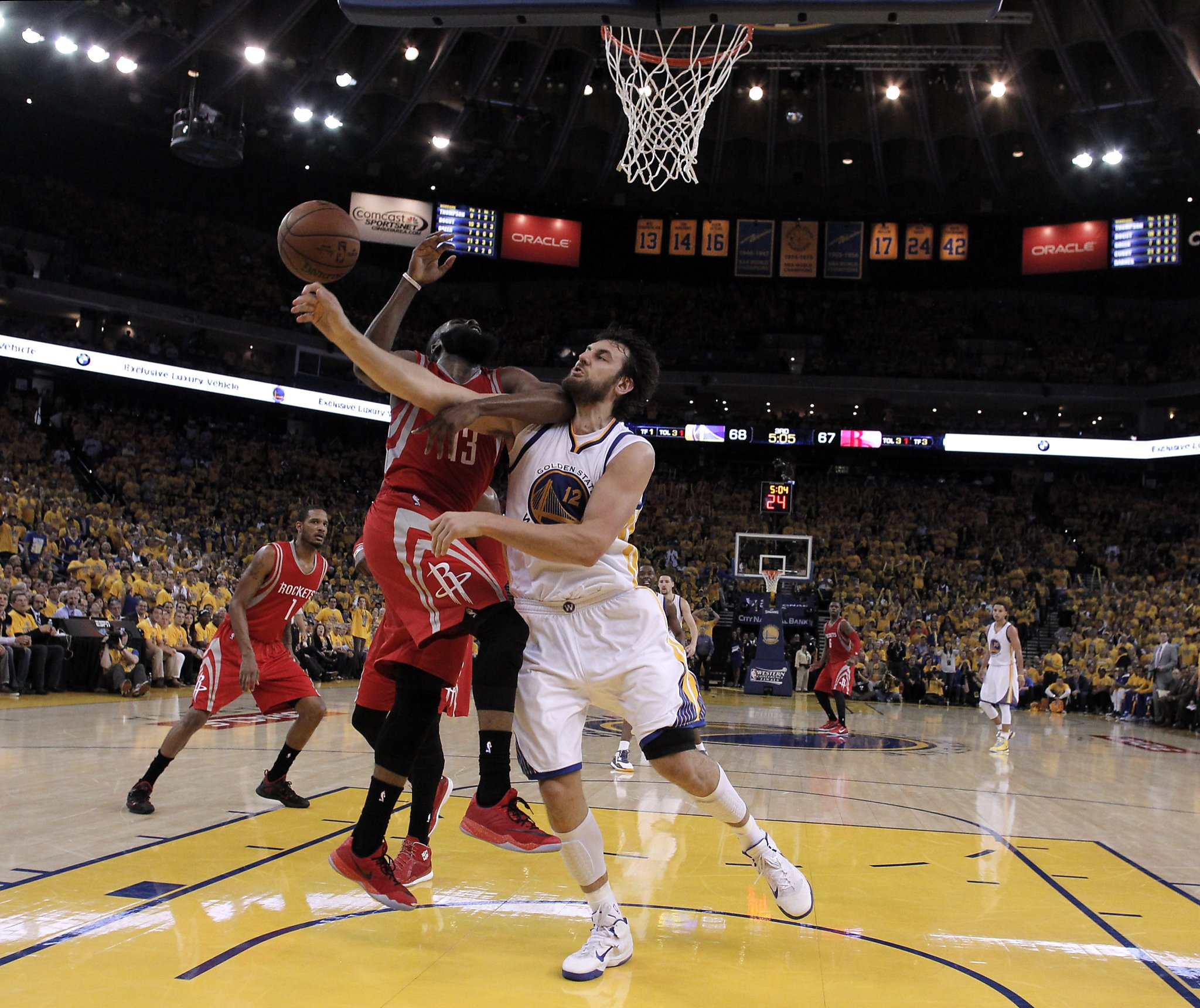 Warriors-Rockets Game 2 by the numbers