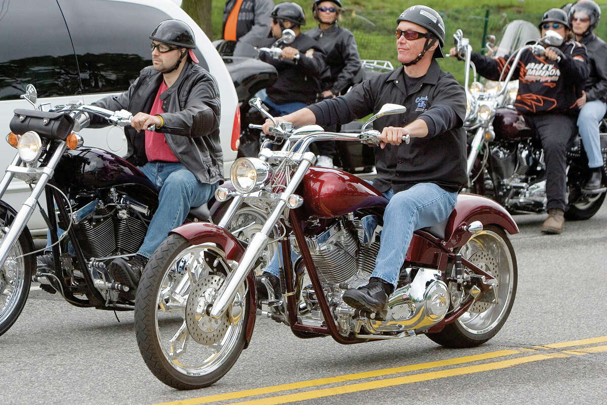 Motorcyclists taking part in Americade.