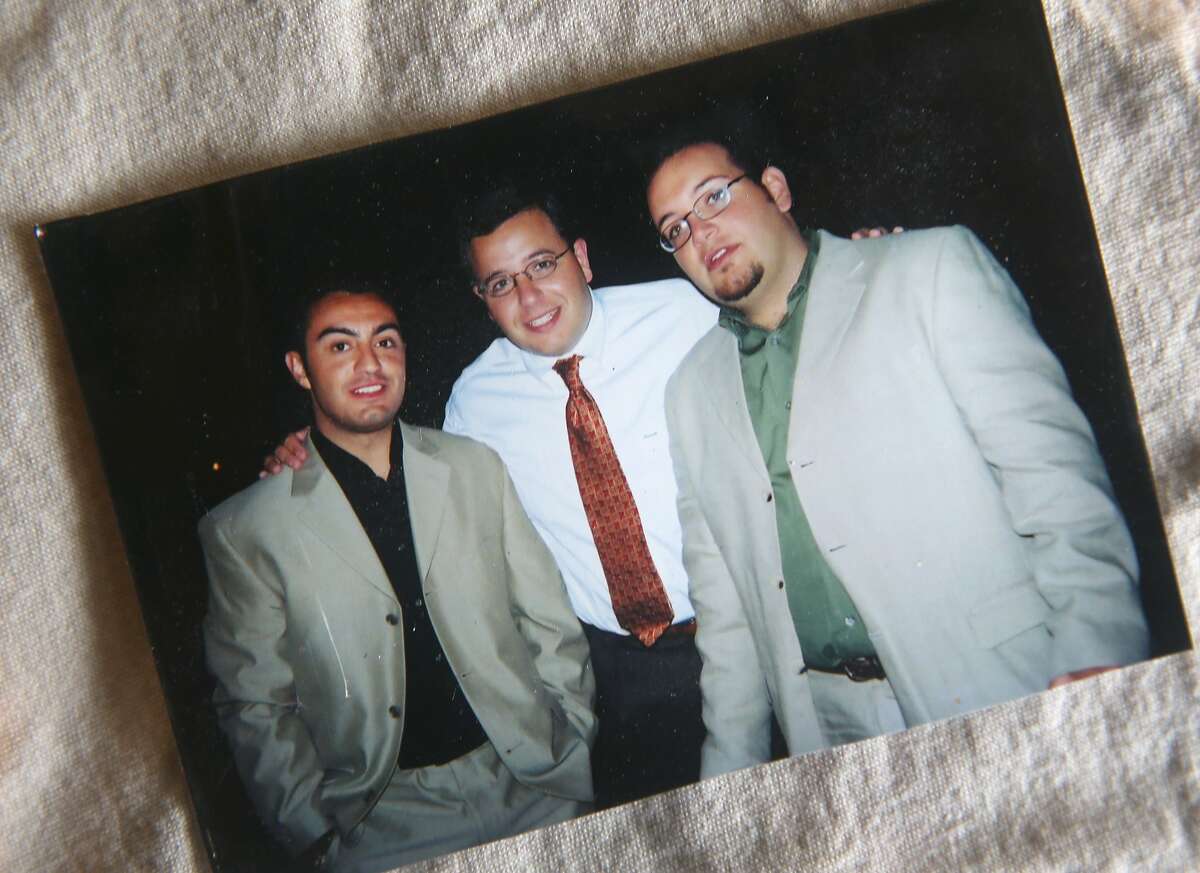 Jason Rezaian (right) is seen with his brother Ali Rezaian (center) and cousin Siamak Shafa (left) in a 2005 family photograph provided by Ali at his home in Mill Valley, Calif. on Friday, May 22, 2015. Jason Rezaian is the Washington Post bureau chief in Tehran who was arrested by the Iranian government on July 22, 2014 on spying charges and his trial is set to begin on May 26.