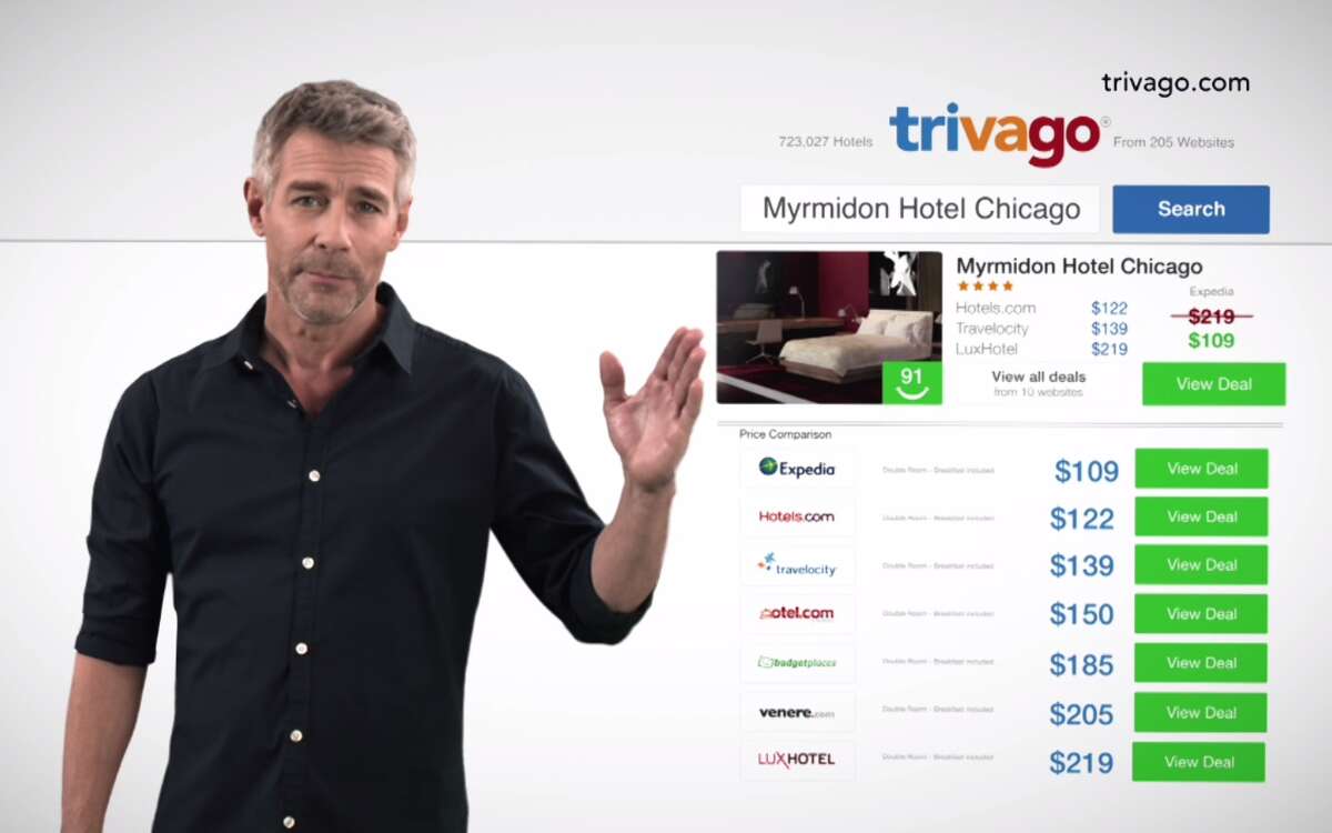 Tim Williams, who grew up in Houston, is the Trivago Guy.