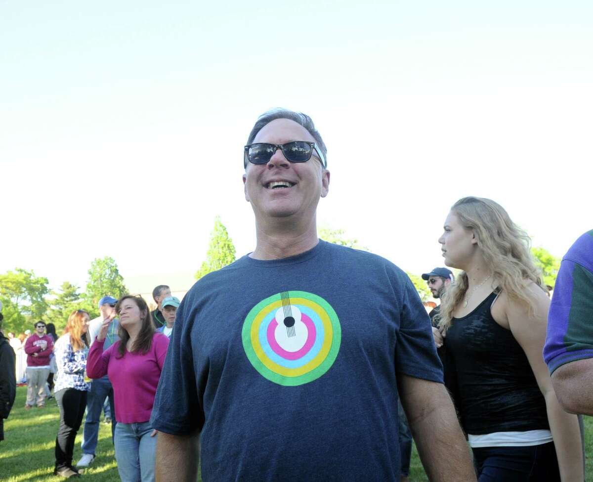 Peter Braunthal of Riverside attended the Greenwich Town Party at Roger Sherman Baldwin Park, Greenwich, Conn., Saturday, May 23, 2015.